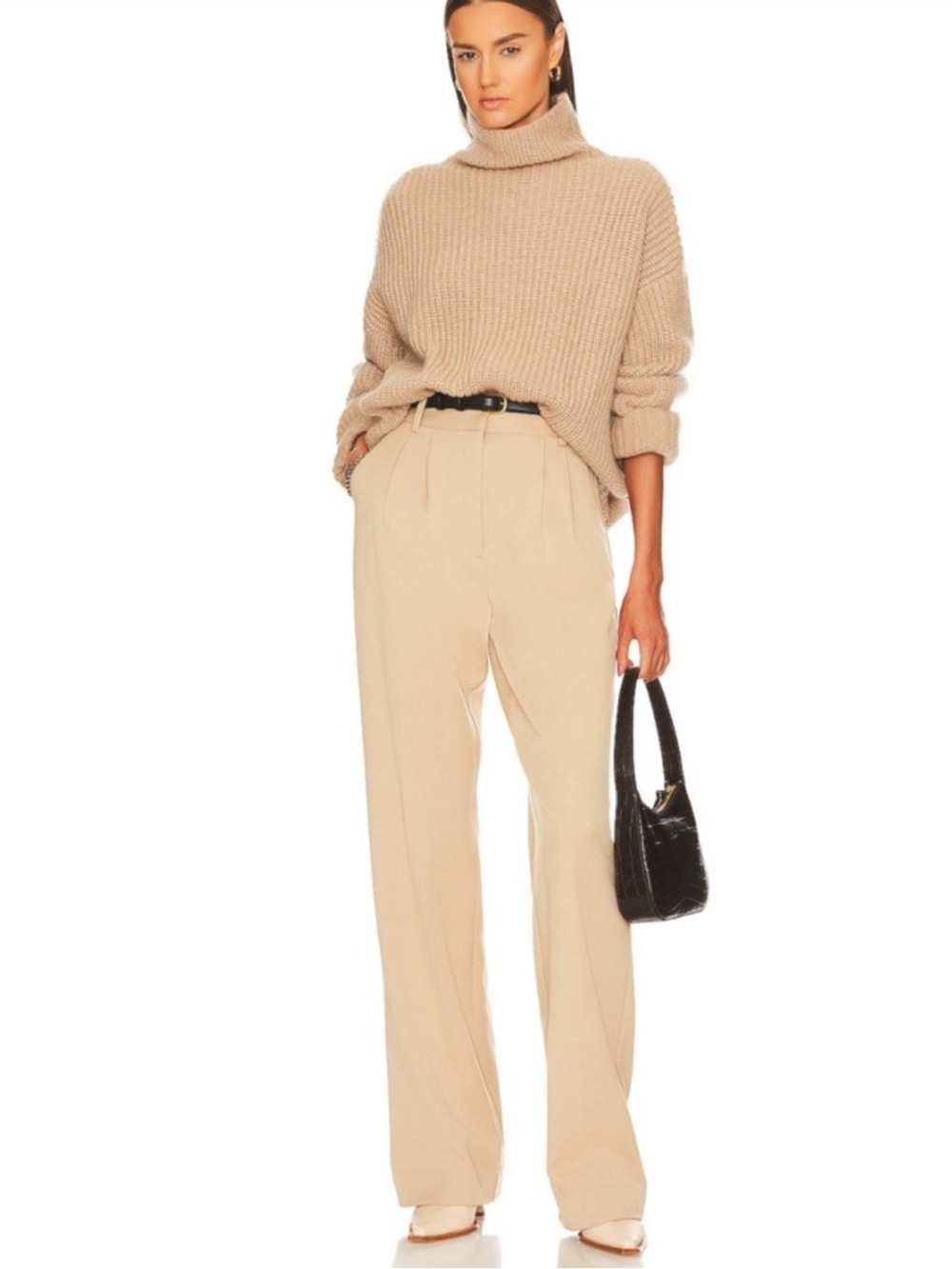 Favorite Daughter Pant in Beige sz 6 tailored high rise